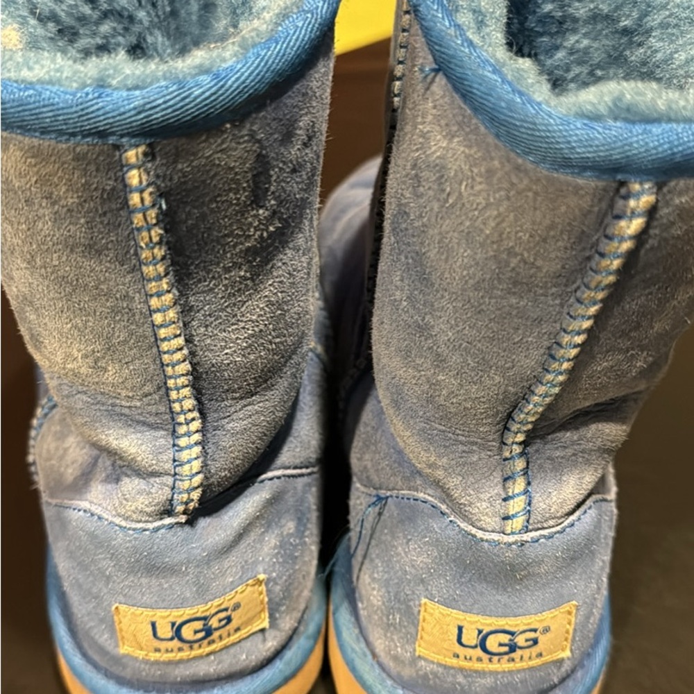 UGG Blue Suede Boots